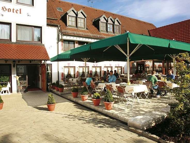 נוי-אולם Hotel Hirsch מסעדה תמונה